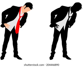 Drunk Businessman, vector