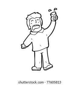 Drohnenkartoon