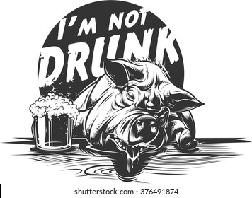 Drunk Pig