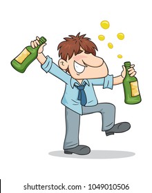 6,352 Drunk Man Cartoon Images, Stock Photos & Vectors | Shutterstock