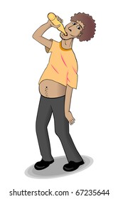 Drunken man