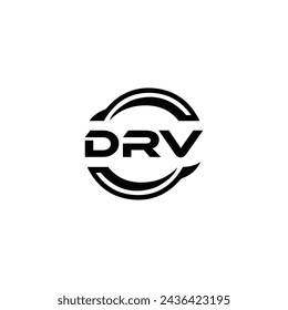DRV logo. D R V design. White DRV letter. DRV, D R V letter logo design. Initial letter DRV linked circle uppercase monogram logo. design. top logo, Most Recent, Featured,