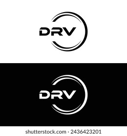 DRV logo. D R V design. White DRV letter. DRV, D R V letter logo design. Initial letter DRV linked circle uppercase monogram logo. design. top logo, Most Recent, Featured,