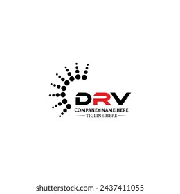 DRV logo. D R V design. White DRV letter. DRV, D R V letter logo design. Initial letter DRV linked circle uppercase monogram logo. design. top logo, Most Recent, Featured,
