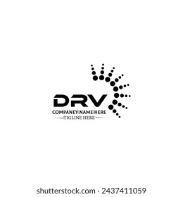 DRV logo. D R V design. White DRV letter. DRV, D R V letter logo design. Initial letter DRV linked circle uppercase monogram logo. design. top logo, Most Recent, Featured,