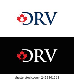 DRV logo. D R V design. White DRV letter. DRV, D R V letter logo design. Initial letter DRV linked circle uppercase monogram logo. design. top logo, Most Recent, Featured,