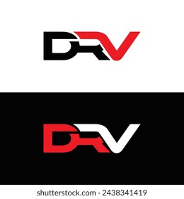 DRV logo. D R V design. White DRV letter. DRV, D R V letter logo design. Initial letter DRV linked circle uppercase monogram logo. design. top logo, Most Recent, Featured,