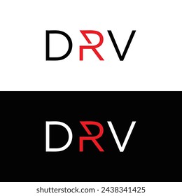 DRV logo. D R V design. White DRV letter. DRV, D R V letter logo design. Initial letter DRV linked circle uppercase monogram logo. design. top logo, Most Recent, Featured,