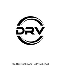 DRV Logo Design, Inspiration for a Unique Identity. Modern Elegance and Creative Design. Watermark Your Success with the Striking this Logo.