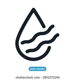 Dry air conditioning icon template color editable. Dry air conditioning symbol vector illustration for graphic and web design.