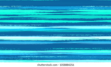 Dry Brush Grunge Strokes and Stripes Background. Paintbrush Lines Seamless Pattern. Holiday, Summer Watercolor Texture. Fabric, Fashion Print Design Background.