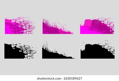 Dry Brush Grunge Textur Striche