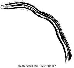 Dry Brush Grunge Wave Stroke Texture