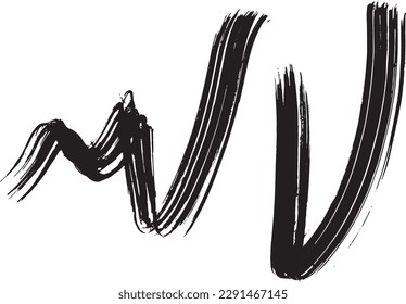 Dry Brush Grunge Wave Stroke Texture