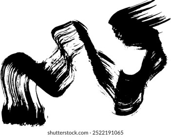 Dry Brush Grunge Wave Stroke Texture