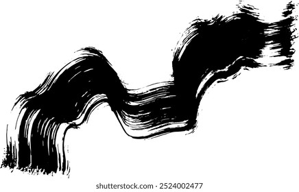 Dry Brush Grunge Wave Stroke Texture