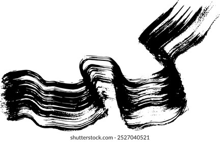 Dry Brush Grunge Wave Stroke Texture