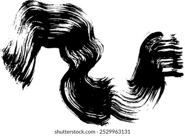 Trockenbürste Grunge Wave Stroke Textur