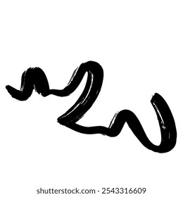 Dry Brush Grunge Wave Stroke Texture