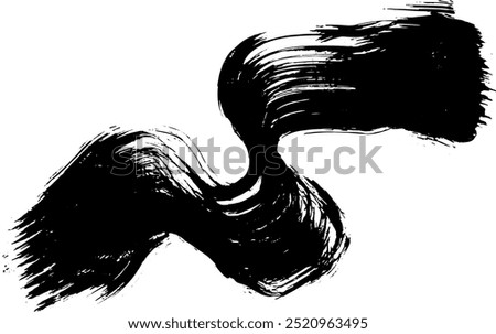 Dry Brush Grunge Wave Stroke Texture