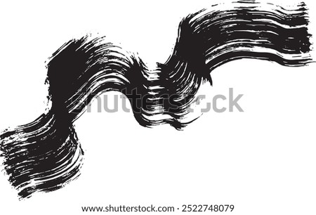 Dry Brush Grunge Wave Stroke Texture