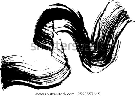 Dry Brush Grunge Wave Stroke Texture