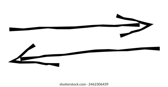 Dry brush mark, pencil squiggle and scribble. Hand drawn vector crayon various line, spiral and doodle. Black rough highlighter, chalk stroke, pencil divider. Curly line. Scratch
