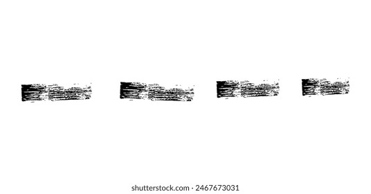 Dry brush mark, pencil squiggle and scribble. Hand drawn vector crayon various line, spiral and doodle. Black rough highlighter, chalk stroke, pencil divider. Curly line. Scratchy strokes 