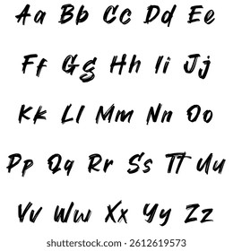 Dry Brush Marker Font – Bold Handwritten Brush Script for Urban Logos, Posters, Street wear, Grunge Designs Headlines