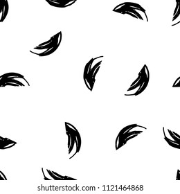 Dry brush seamless pattern with Watercolor Grunge Effect. Hand Painted Fashion backdrop. Fabric, Fashion Print Design Background.
