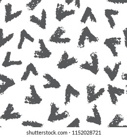 Dry brush seamless pattern with Watercolor Grunge Effect. Hand Painted Fashion backdrop. Fabric, Fashion Print Design Background.