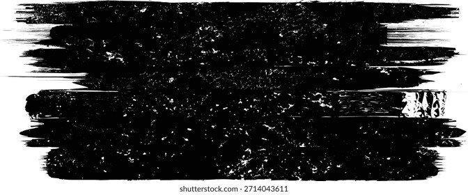 Pincelada seca, textura moteada, bordes ásperos. Fondo del Grunge de la angustia . Rasguño, grano, ruido, pincel de pintura . Superponer la pintura del rodillo con textura ligera del ruido. Relieve de la impresión. Vector transparente. 