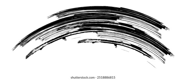 Dry Brush Strokes and Scratches Retro Grunge Background. Distressed Grungy Seamless Pattern Design.