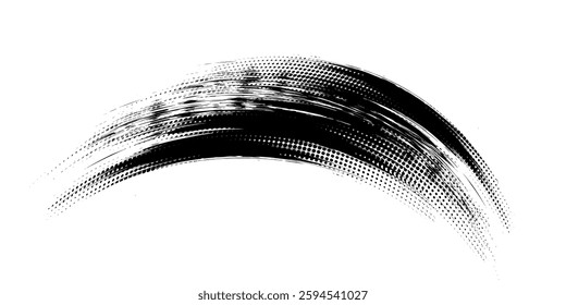 Dry Brush Strokes and Scratches Retro Grunge Background. Distressed Grungy Seamless Pattern Design.