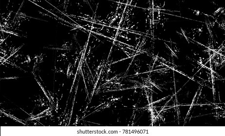 Dry Brush Strokes and Scratches Retro Grunge Background. Rough Grungy Seamless Pattern Design. Watercolor Splatter Style Texture. Plaster, Ink Paint Print Design Background.