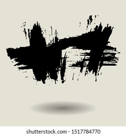 dry brush texture background banner