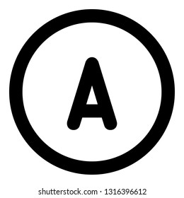 Dry clean any solvent icon. Outline dry clean any solvent vector icon for web design isolated on white background