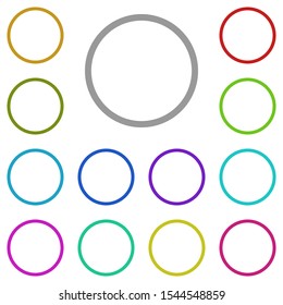 Dry clean, eclipse multi color icon. Simple thin line, outline vector of laundry icons for ui and ux, website or mobile application