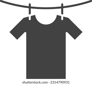 Dry Clean icon vector image. Suitable for mobile application web application and print media.