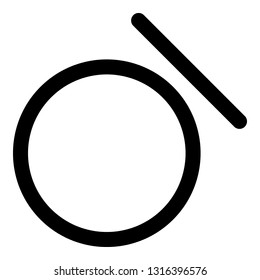 Dry clean no steam icon. Outline dry clean no steam vector icon for web design isolated on white background