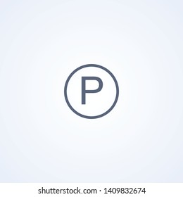 Dry clean not addition trichlorethylene, vector best gray line icon on white background, EPS 10