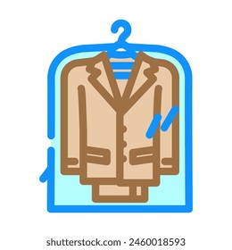 dry cleaner color icon vector. dry cleaner sign. isolated symbol illustration