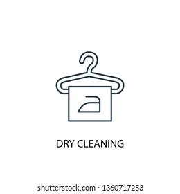dry cleaning concept line icon. Simple element illustration. dry cleaning concept outline symbol design. Can be used for web and mobile UI/UX