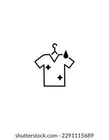 icono de limpieza en seco,mejor icono plano vector.
