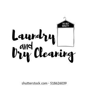 Dry cleaning label. Vector illustration. laundry clothes. Vector Illustration