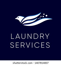 dry cleaning laundry alterations clothes repair business logo template icon 