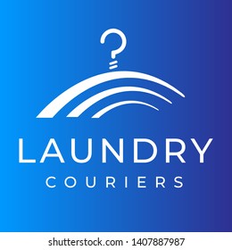 dry cleaning laundry alterations clothes repair business logo template icon 