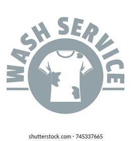 Dry cleaning logo. Simple illustration of dry cleaning vector logo for web