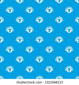 Dry cleaning pattern vector seamless blue repeat for any use