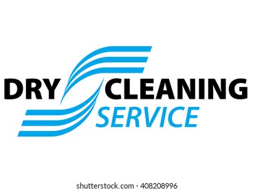 Dry Cleaning Service Logo Template Wave Stock Vector (Royalty Free ...